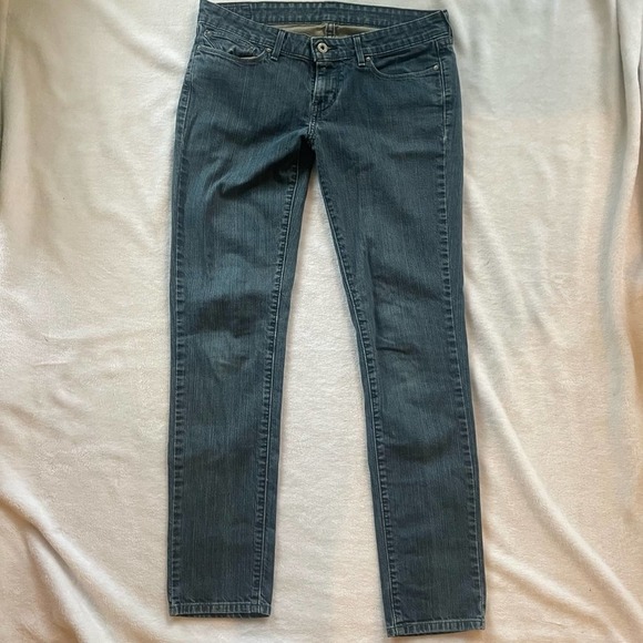 Levi's San Francisco Stretch Cotton Dark Low Rise Skinny Jeans 29 x 32 - Picture 2 of 8